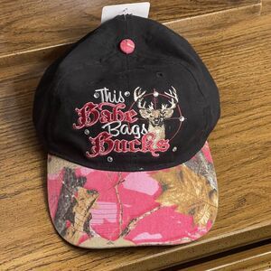 Embroidered Baseball Cap Hunting This Babe Bags Bucks NWT one size fits all